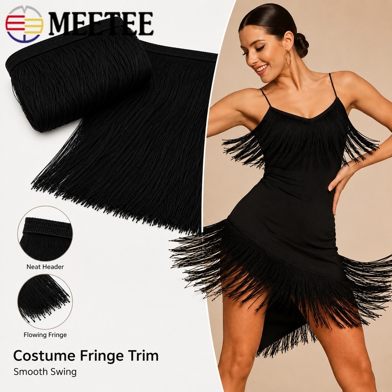 Fringe Ribbon Sewing - 1/2/3M 50cm Rumbai Hiasan Rok Tari