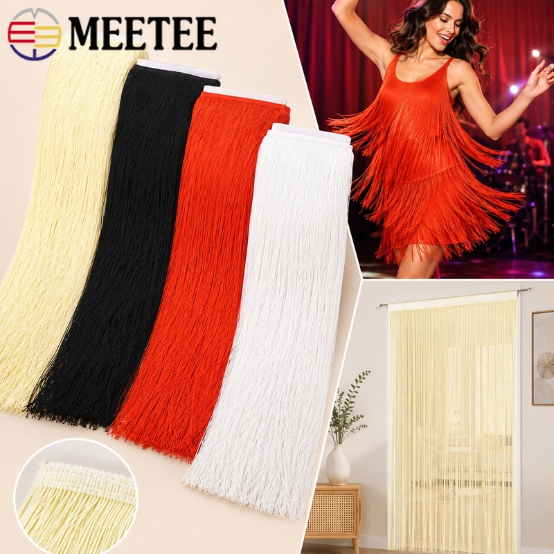Fringe Ribbon Sewing - Pita Rumbai Poliester Panjang 2/5M 50CM