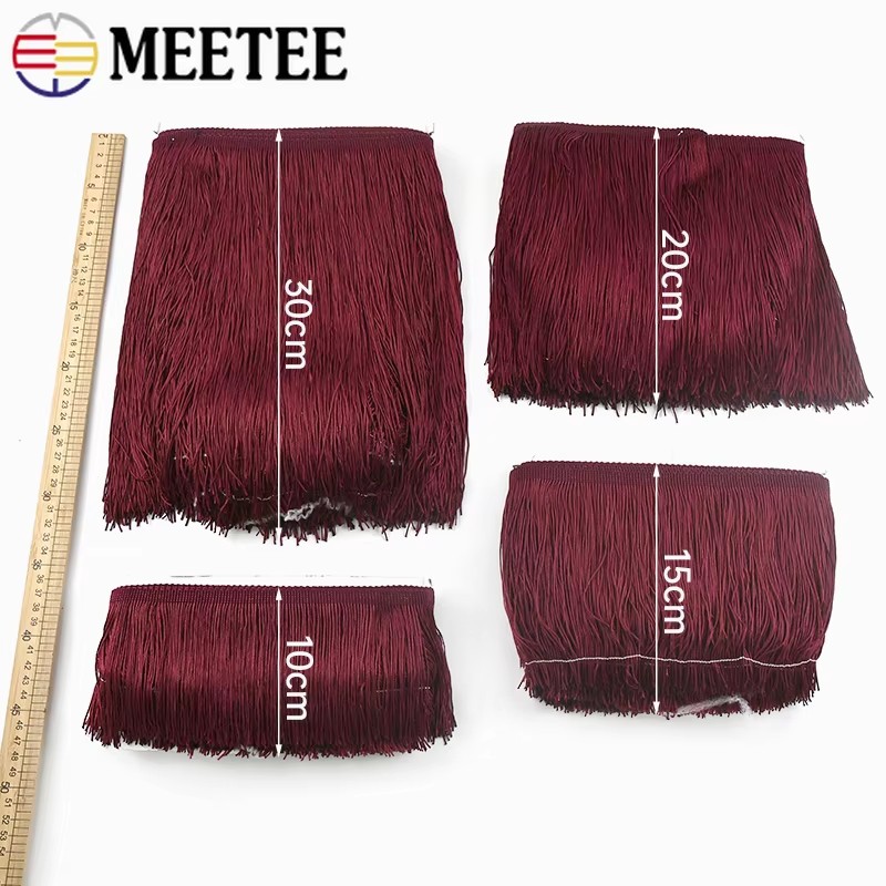 Hiasan Rumbai Panjang 10-30 cm - Fringe Ribbon Sewing ulasan dan harga