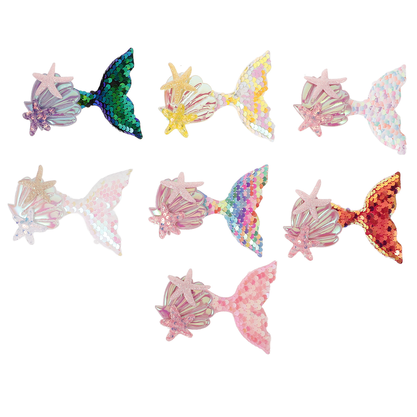 7 buah tempelan kain motif put - Embellish Craft ulasan dan harga