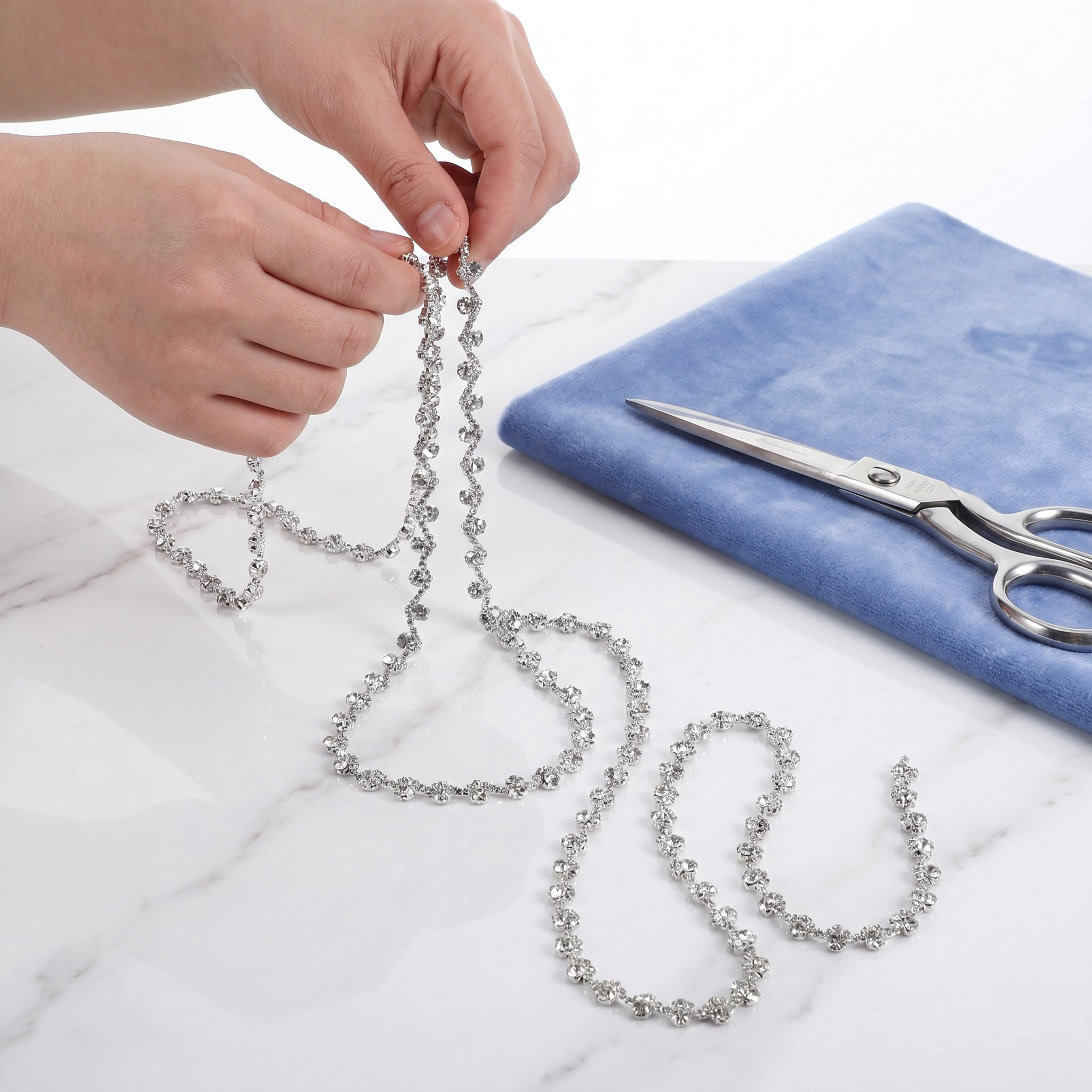 Rumbai Kristal Berlian Imitasi - Sew On Rhinestone ulasan dan harga